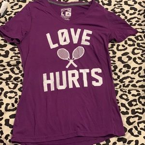 Ultimate Tee Adidas Love Hurts tennis 🎾 size L